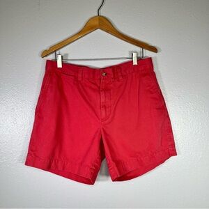 Polo Ralph Lauren red classic chino shorts 33 old money preppy resort vacation